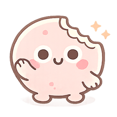 Nibble cookie mascot